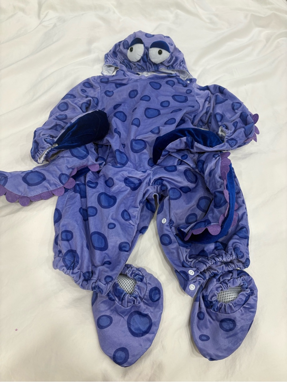 Purple Octopus One-Piece Costume for Kids